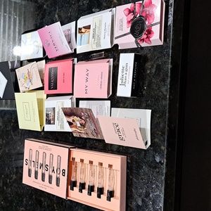 Perfume samples (see photos above)
